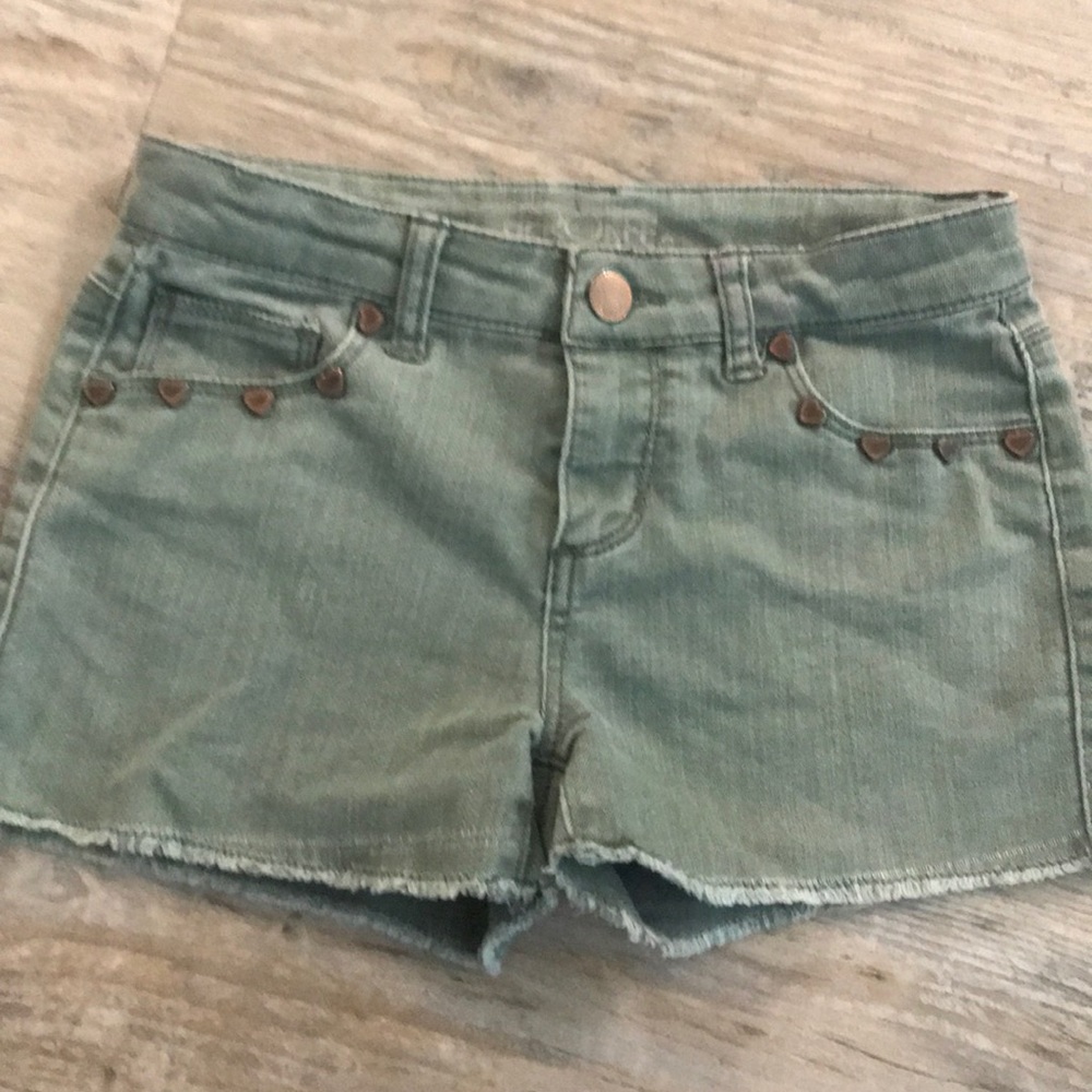 SOLD-Cherokee Green shorts